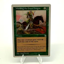 Magic the Gathering : Wielding the Green Dragon - Portal Three Kingdoms - LP - Image 1
