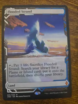Flooded Strand | MTG Magic the Gathering Zendikar Rising Expedition ZNE #001 NM - Image 1