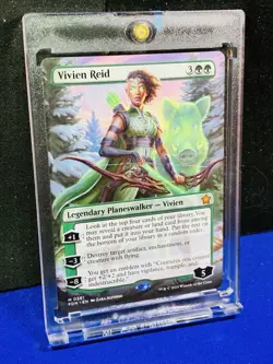 Vivien Reid (Borderless) #361 MTG Magic - Foundations - PACK FRESH MINT - Image 2