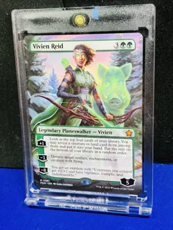Vivien Reid (Borderless) #361 MTG Magic - Foundations - PACK FRESH MINT - Image 3