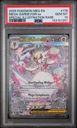 Mega Gardevoir Ex Pokemon Mega Evolution 178 PSA 10 - Image 1