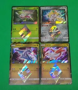 Pokemon Alternate Art Prism Latios, Latias Jirachi, Holo Cards Lot Of 4 N Mint - Image 1