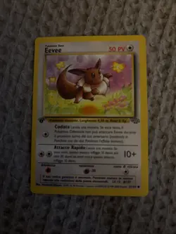 1st Edition Eevee 51/64 Jungle Set Vintage 1999 Pokemon TCG WOTC EX MP - Image 1