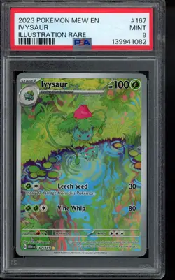 2023 Ivysaur 167/165 Sv: Scarlet & Violet 151 Holo PSA 9 Pokemon - Image 1