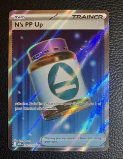 N's PP Up 262/217 Full Art Ultra Rare Pokemon Ascended Heroes ENGLISH NM - Image 1