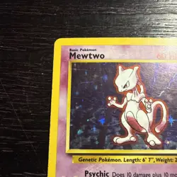 Pokemon TCG Mewtwo Base Set 10/102 Holo 1999-2000 - Image 3
