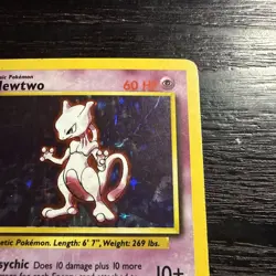 Pokemon TCG Mewtwo Base Set 10/102 Holo 1999-2000 - Image 4