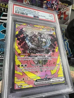Cornerstone Mask Ogerpon ex 160/131 Pokemon Prismatic Evolutions Holo PSA 9 mint - Image 2