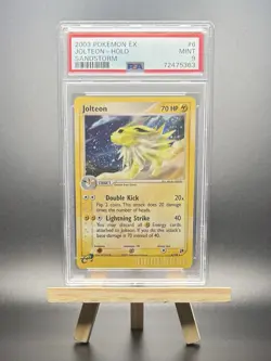 2003 POKEMON JOLTEON HOLO FOIL #6 EX RUBY SAPPHIRE SANDSTORM PSA 9 VINTAGE GAME - Image 1