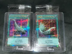 Yu-Gi-Oh 2x Sealed Quarter Century Rare Harpie's Feather Duster EDC1-EN001 Pair - Image 1