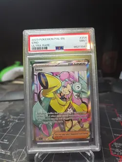Pokemon TCG Iono - 254/193 Paldea Evolved Ultra Rare - PSA 9 - Image 1