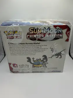 Pokemon TCG Sun & Moon Crimson Invasion Booster Display Box Factory Sealed 36 Pk - Image 3
