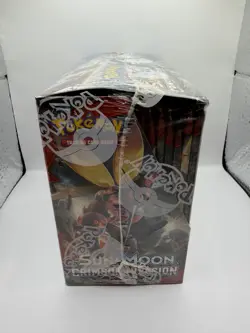 Pokemon TCG Sun & Moon Crimson Invasion Booster Display Box Factory Sealed 36 Pk - Image 4