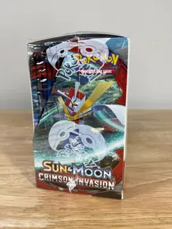 Pokemon Sun & Moon Crimson Invasion Case Fresh Booster Box Factory Sealed - Image 4