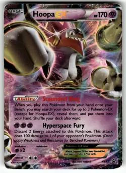 Hoopa EX XY71 XY Promos HP Pokemon Card TCG - Image 1
