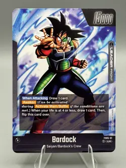 Bardock L* FS05-01 Gold Alt Art | Dragon Ball Card Fusion World | Promo - Image 2