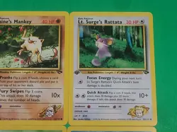 Pokemon Vintage 1st Edition GYM Challenge Cards Lot Of 4 NM Giovanni's Pinsir++ - Image 3
