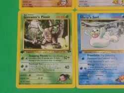 Pokemon Vintage 1st Edition GYM Challenge Cards Lot Of 4 NM Giovanni's Pinsir++ - Image 5