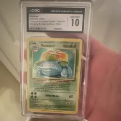 Pokemon Venusaur Trading Card Game Classic Holo 003/034 100 HP 2023 CGC 10 - Image 1