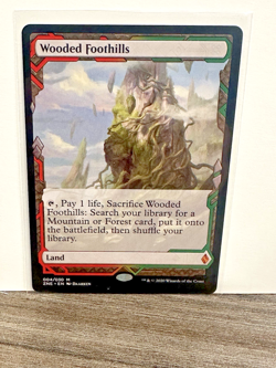 Wooded Foothills - MTG Zendikar Rising Expedition NM ZNE 4 LC1 - Image 1