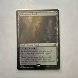 Wizards of the Coast MTG Overgrown Tomb ECL 0266 Rare Land English - Image 1