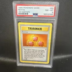 Pokemon Revive 89/102 1st Edition Base Set PSA 8 - Image 1