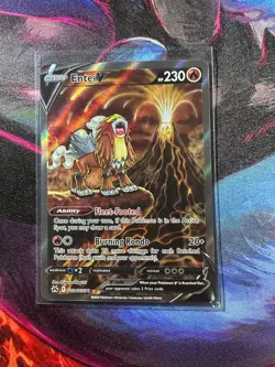Entei v GG36/GG70 Crown Zenith: Galarian Gallery Pokemon TCG Minty - Image 1