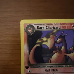 Pokemon TCG Dark Charizard 1st Edition Team Rocket 21/82 Regular Rare 80 HP - Image 5