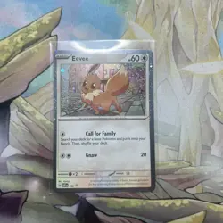 Eevee SVP 200 Black Star Cosmos Holo Promo Destined Rivals Pokemon TCG NM - Image 1