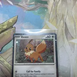 Eevee SVP 200 Black Star Cosmos Holo Promo Destined Rivals Pokemon TCG NM - Image 2