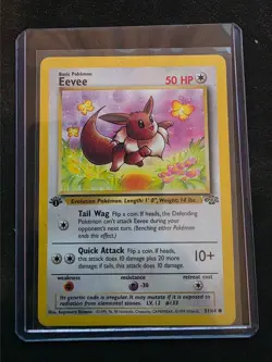 1999 Pokemon WOTC Eevee 51/64 Jungle 1st edition - Image 1