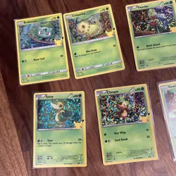2021 NM McDonald’s Pokemon 25th Anniversary Complete Holo Master Set 50 + Extras - Image 2