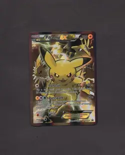 Pokemon TCG Promo - Pikachu EX XY124 Full Art Holo NM-LP - Image 5