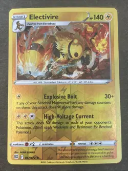 Electivire 047/172 - Swsh09: Brilliant Stars Reverse Holo Pokemon TCG NM - Image 1