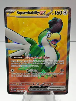 Squawkabilly EX 247/193 Holo Full Art Ultra Rare Pokemon Paldea Evolved - Image 1