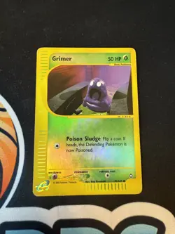 Grimer 79/147 Aquapolis Reverse Holo 2002 WOTC Vintage E-reader Pokemon Card - Image 1