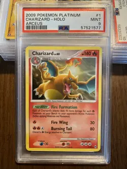 2009 Pokemon Platinum - Arceus Holo Charizard PSA 9 #1/99 - Image 1