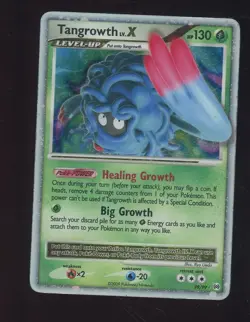 2009 Pokemon Platinum #99 Tangrowth LV. X-Holo Arceus Card Game TCG PTCG - Image 1