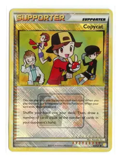 Copycat 90/123 (League Promo) Reverse Holo League & Championship Pokemon LP - Image 1