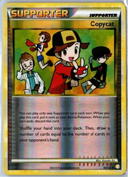 HeartGold SoulSilver #90/123 Copycat - Reverse Holo - LP - Image 1
