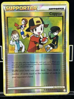 Copycat 90/123 LP - HeartGold SoulSilver Pokemon Card - REVERSE HOLO - Image 3