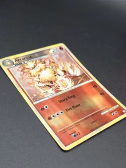 Arcanine 1/123 Reverse Holo Pokemon TCG HeartGold SoulSilver Card HP - Image 3