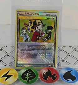 Pokemon TCG Copycat 90/123 Holo Crosshatch HG & SS Pokemon League 2010 LP - Image 1