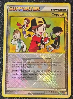 Pokemon TCG Copycat 90/123 Holo Crosshatch HG & SS Pokemon League 2010 LP - Image 2