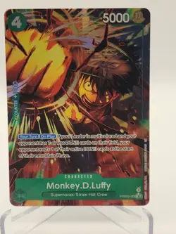 Monkey D. Luffy PRB02-005 Alternate Art PRB02-005 Premium Booster English Card - Image 1