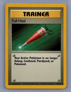 FULL HEAL - 82/102 - Base Set - Pokemon Card - - Image 1