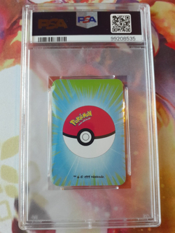 1999 Pokemon Hitmonlee 4 of Diamonds Bicycle Mini Playing Card PSA 10 Gem Mint - Image 2
