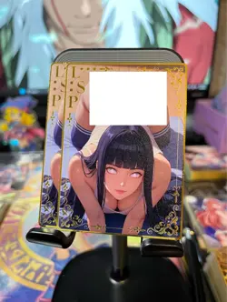 Goddess Story Metal Card Rare Waifu Anime Naruto Hinata - Image 1