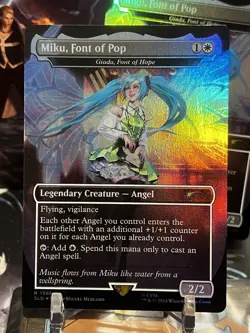 MTG | Miku, Font of Pop - Giada [Secret Lair Hatsune Miku] ✨FOIL✨ - Image 1