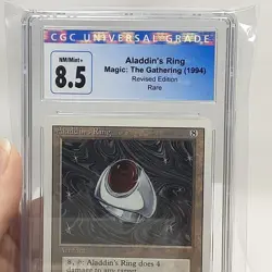 MTG - Revised - Aladdin's Ring - Graded - CGC 8.5 - Vintage - Image 4